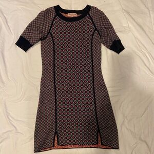 Juicy Couture Black and Pink Patterned Dress